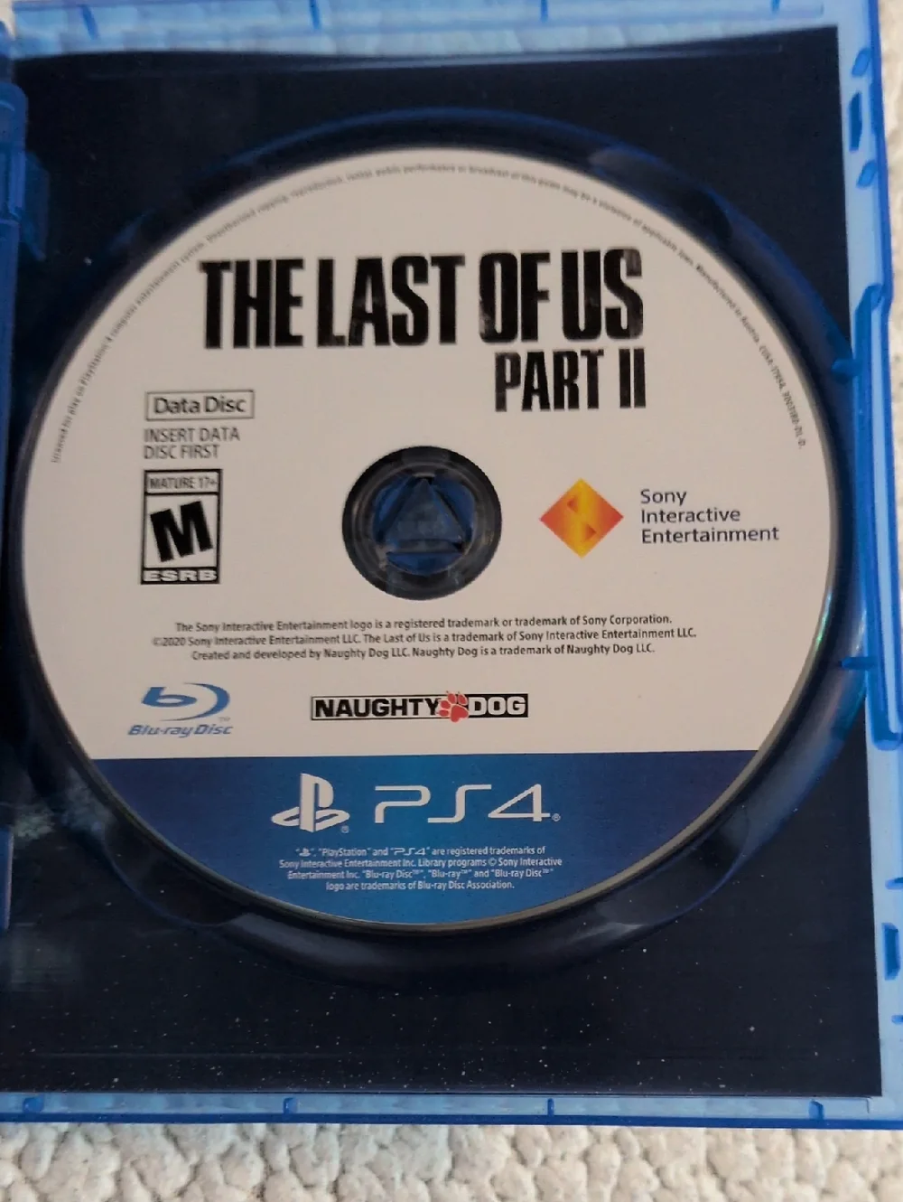 Play Station 4 The Last Of Us Part 2 Game